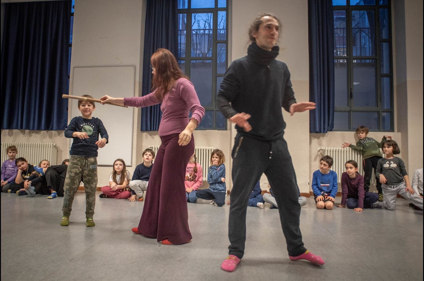 drammatizzazione senza scenografie